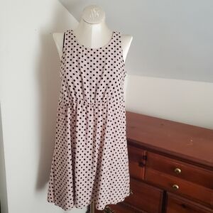 Everly Grey Polka Dot Maternity Nursing Dress